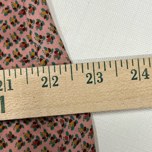 Zara Long Sleeve Pink and Black Floral Button Down Long Shirt dress size XL NWT - Picture 16 of 16